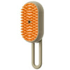 3-in-1 Electric Steam Cat Brush — Groom, Massage & Deshed in One Tool